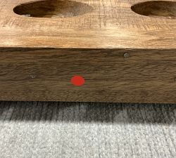 Open Box: Decorative French Wine Bottle Riddling Wall Rack - Rustic Knotty