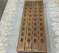 Open Box: Decorative French Wine Bottle Riddling Wall Rack - Rustic Knotty