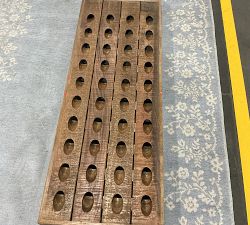 Open Box: Decorative French Wine Bottle Riddling Wall Rack