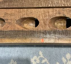 Open Box: Decorative French Wine Bottle Riddling Wall Rack