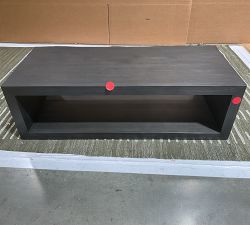 Open Box: Folsom Rectangular Coffee Table (58") - Charcoal