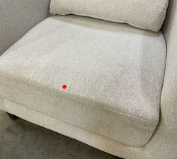 Open Box: Remmy Petite Armchair (32") - Heathered Chenille Pebble