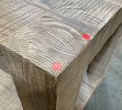 Open Box: Rockport Rectangular Reclaimed Wood Side Table (24") - Sierra