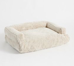 Open Box: Sherpa Faux Fur 3-in-1 Pet Bed, Large (44"W x 34"D) - White