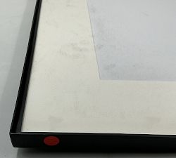 Open Box: Stowe Modern Metal Frame, 24"x30" (18"x24" Opening) - Black