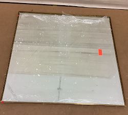 Open Box: Stowe Square Mirror (42") - Brass