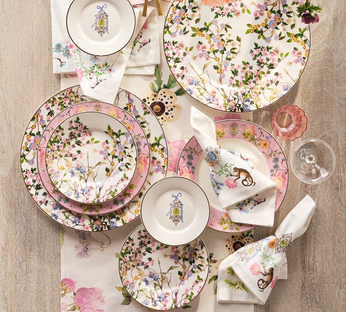 Cynthia Rowley Midsummer Night's Dream Appetizer Plates - Set of 4