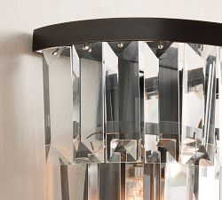 Gemma Crystal Tiered Sconce (8")