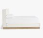 Jake Upholstered Wood Base Platform Bed