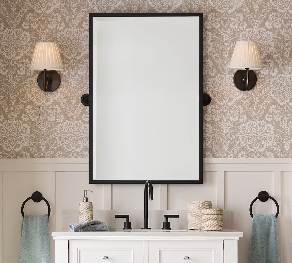 Kensington Rectangular Pivot Mirror by Pottery Barn