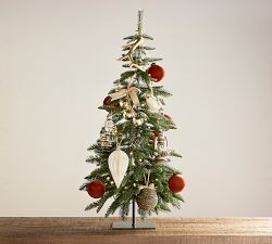 Woven Pine Ball Ornament