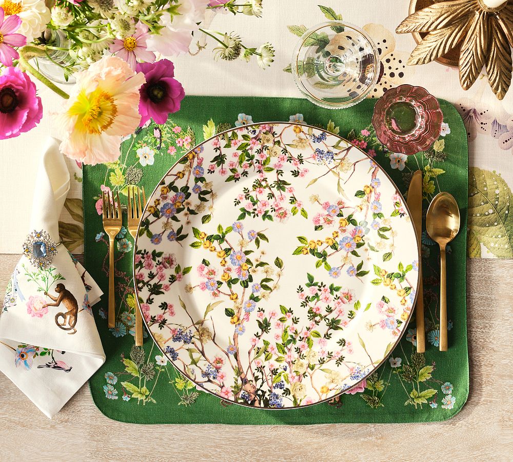 Cynthia Rowley Midsummer Night's Dream Charger Plates - Set of 4 by Pottery Barn