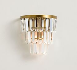 Gemma Crystal Tiered Sconce (8")