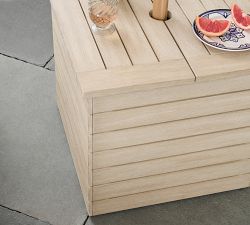 Indio Eucalyptus Umbrella Stand Side Table (21")