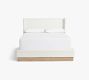Jake Upholstered Wood Base Platform Bed