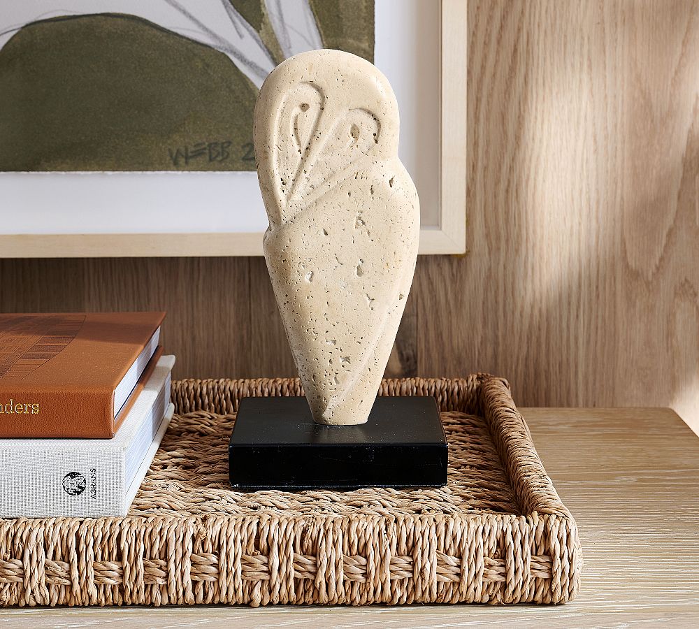 Marble Owl Object by Pottery Barn