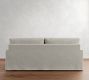 PB Comfort Modern Square Arm Slipcovered Sofa (62"-118")