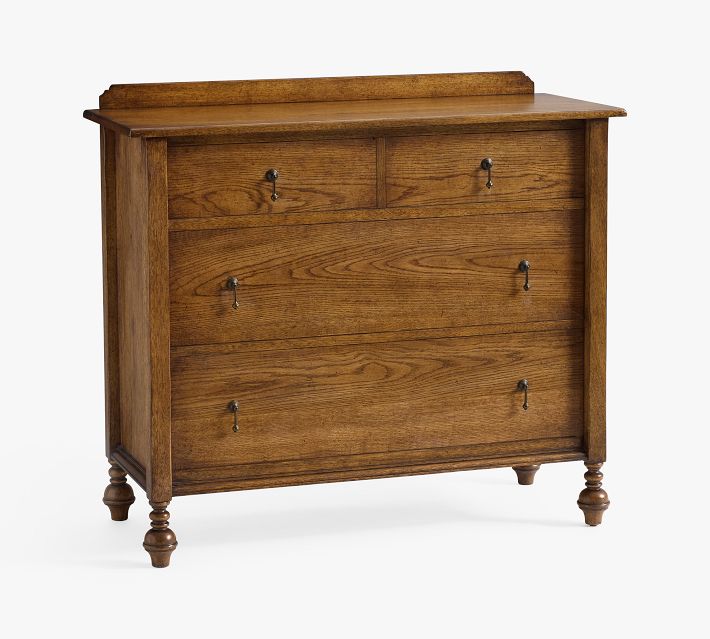 Summerville 4-Drawer Dresser, Tuscan Brown, 44" | Pottery Barn