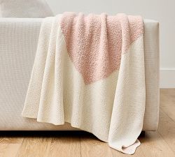 Big Heart Jacquard Throw