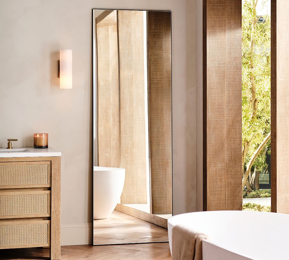 Blake Luxe Rectangular Mirror by Pottery Barn