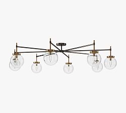 Camryn XL Glass Globe Flush Mount (48")