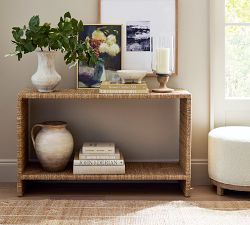 Malibu Woven Console Table (50")