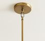 Elizabeth Glass Drum Pendant (8")