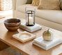 Handcrafted Travertine Tray
