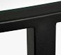 Tanner Demilune Glass Grand Console Table (56")