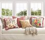 Ambretta Embroidered Fringe Pillow