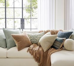Cozy Fleece Sphere Pillow Cover