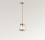 Elizabeth Glass Drum Pendant (8")