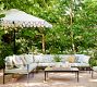 Ellis Metal Rectangular Outdoor Coffee Table (48")