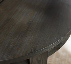 Folsom Round Storage Extendable Dining Table (54"-72")