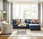 Pacifica Slim Arm Trundle Chaise Sleeper Sectional (101")