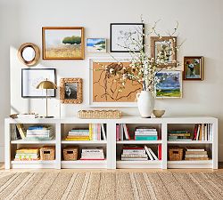 Dillon Long Low Console Bookcase (116")