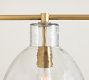 Bridget Recycled Glass Linear Chandelier (42")