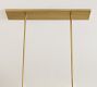Bridget Recycled Glass Linear Chandelier (42")