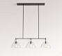 Bridget Recycled Glass Linear Chandelier (42")