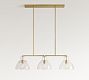 Bridget Recycled Glass Linear Chandelier (42")