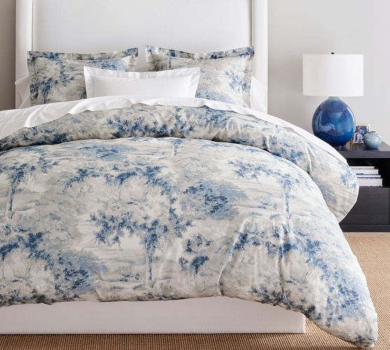 Jardin Toile Duvet Cover by Pottery Barn