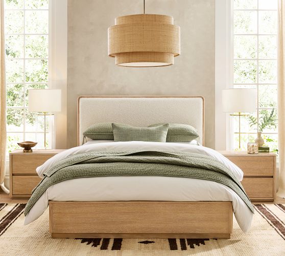 Kona Upholstered Bed | Pottery Barn