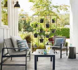 Indio Metal Rectangular Outdoor Coffee Table (43")