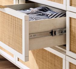 Westly 9-Drawer Cane Dresser (71")