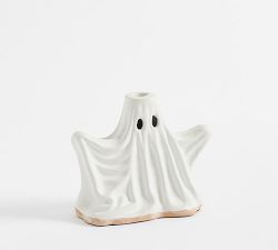 Ceramic Ghost Candle Holder