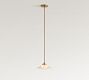 Cooper Flared Ribbed Glass Pendant (12")