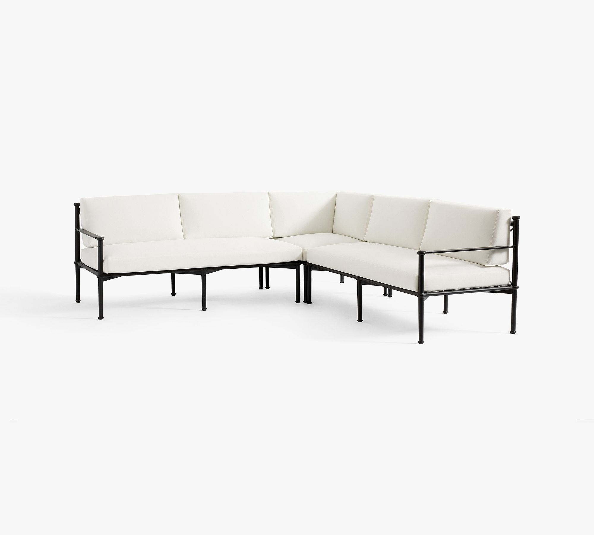 Ellis Metal 3-Piece Outdoor Sectional (101")