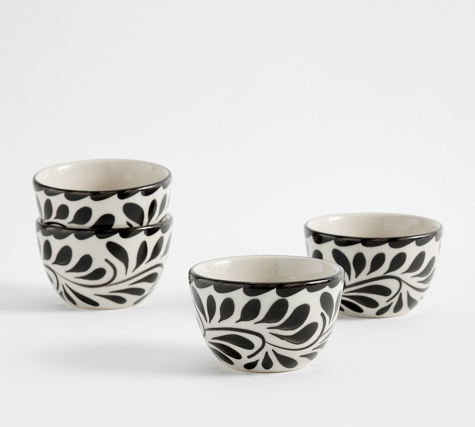 Puebla Porcelain Condiment Bowls - Set of 4 - thumbnail 2