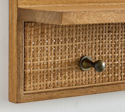 Channing Row of Hooks With Shelf (36")