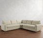 Pearce Square Arm 3-Piece L-Shaped Wedge Sectional (118"&ndash;126.5")